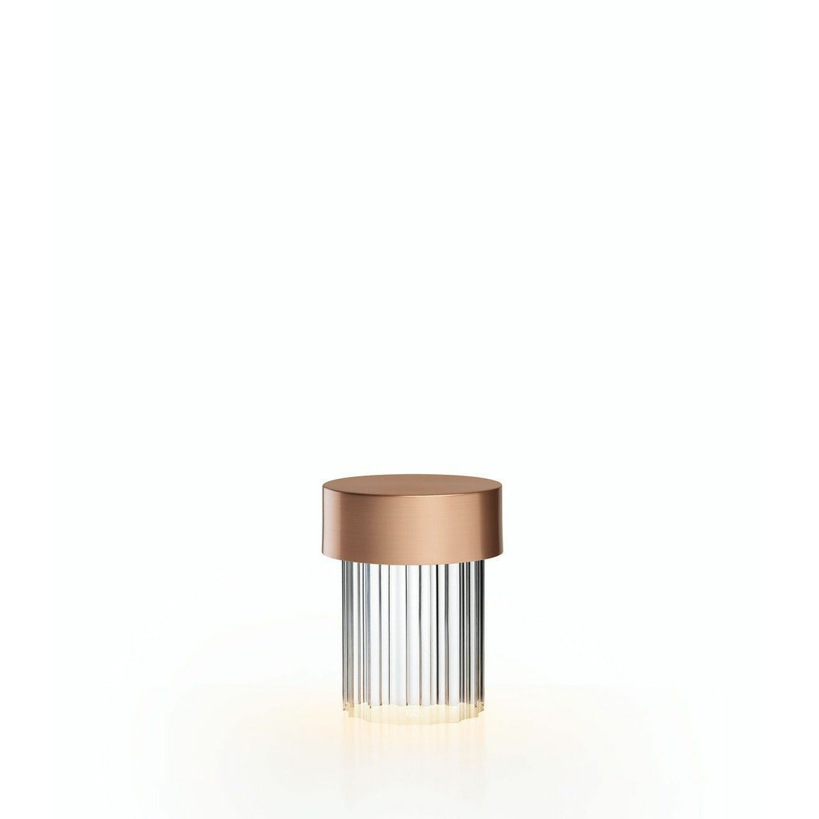 Flos Last Order Fluted Table Lamp, Satin Copper