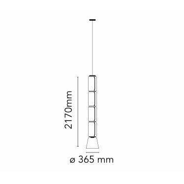 [product_category]-Flos Noctambule S4 Low Cylinder & Cone Pendant-Flos-8059607000670-F0272000-FLO-7