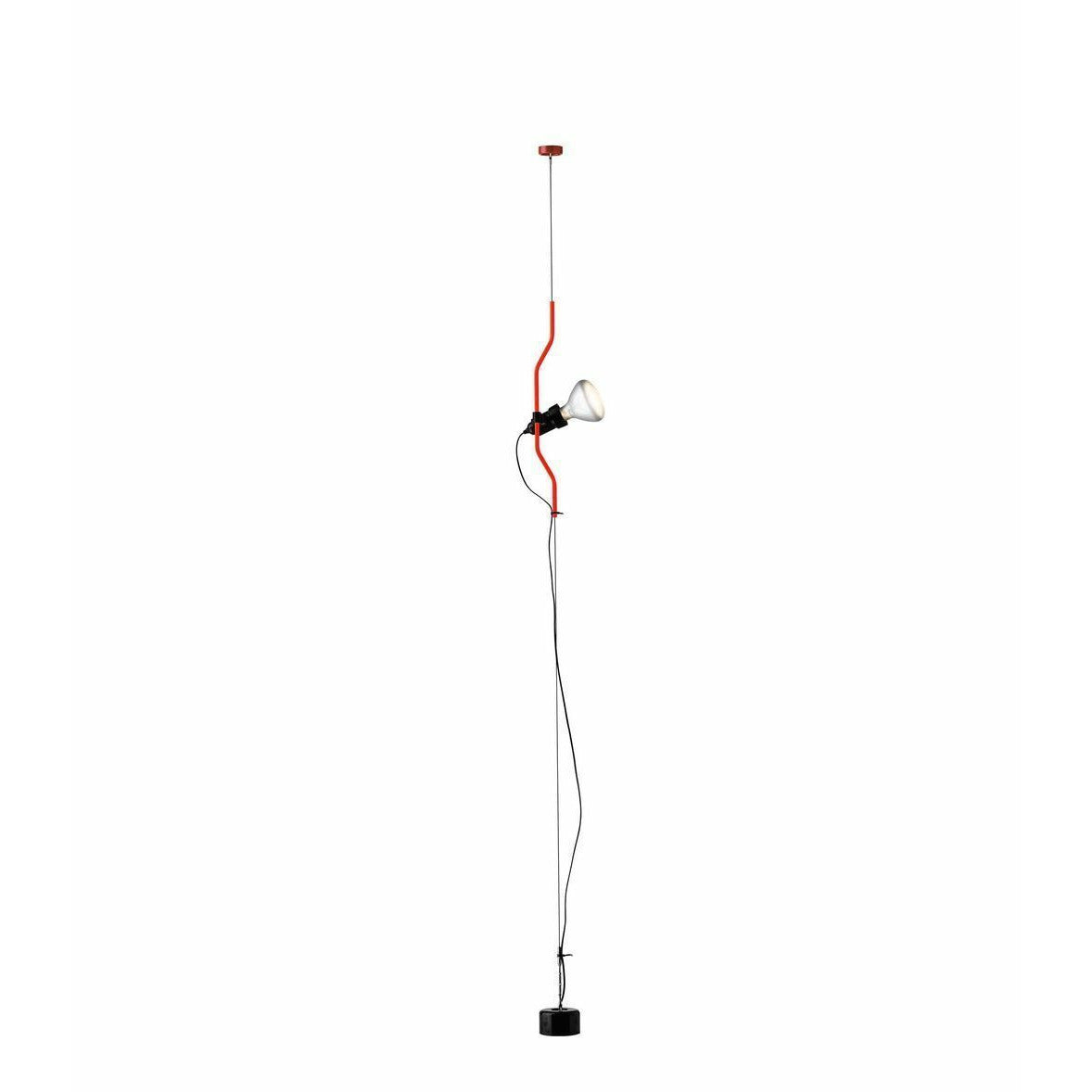 FLOS Parentesi hanger lamp zonder dimmer, rood