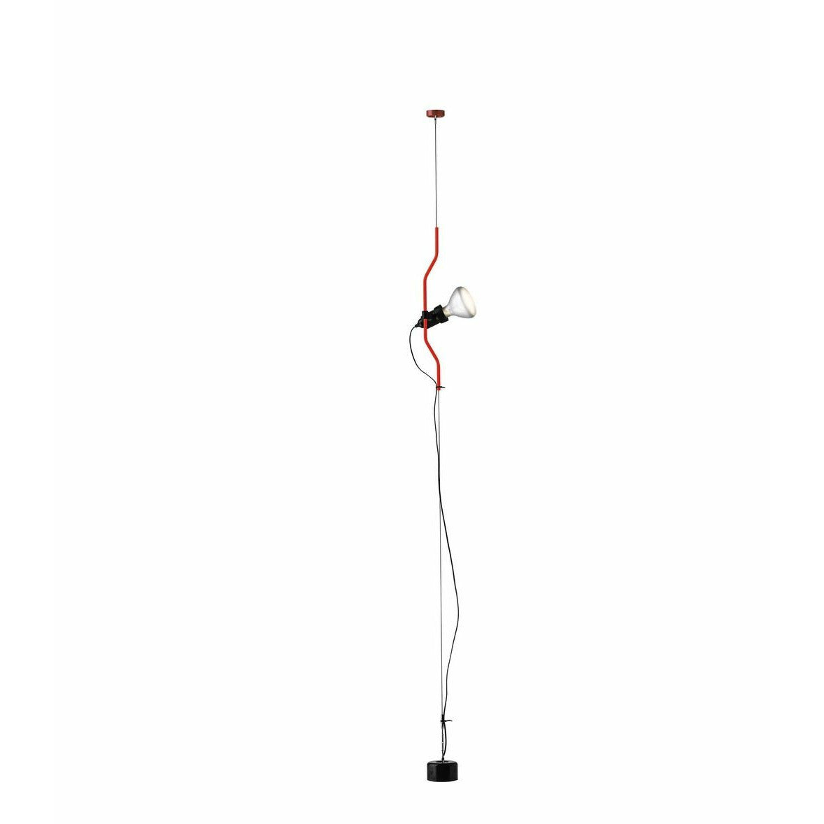 FLOS Lampe de suspension Parentesi avec gradation, rouge