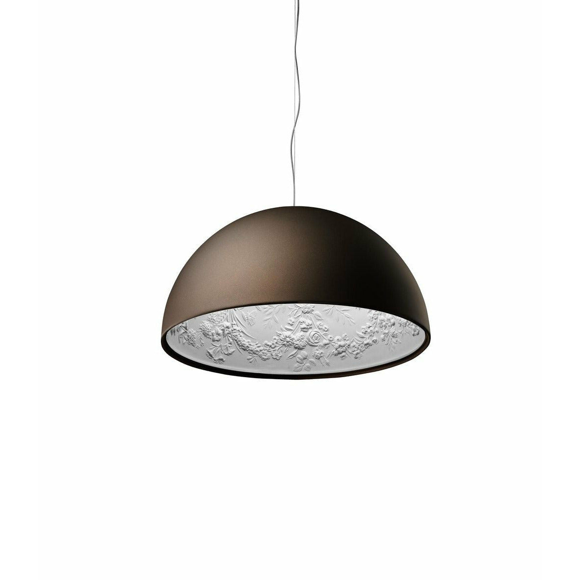 Flos skygarden s2 lampada a sospensione, ruggine marrone matt