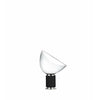 Flos Taccia Kleine Tischlampe Glasschirm Klein, Schwarz