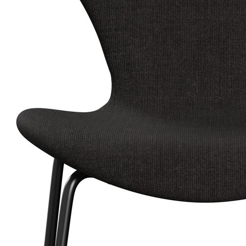 [product_category]-Fritz Hansen 3107 Chair Full Upholstery, Black/Canvas Black-Fritz Hansen-3107FU-CA0174-DRBL-FRI-6