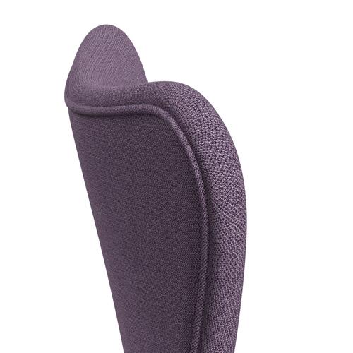 [product_category]-Fritz Hansen 3107 Chair Full Upholstery, Black/Capture Light Violet-Fritz Hansen-3107FU-CP4501-DRBL-FRI-5