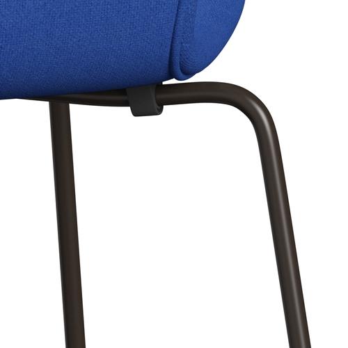 [product_category]-Fritz Hansen 3107 Chair Full Upholstery, Brown Bronze/Tonus Lavender Blue-Fritz Hansen-3107FU-TON754-DBPC-FRI-7