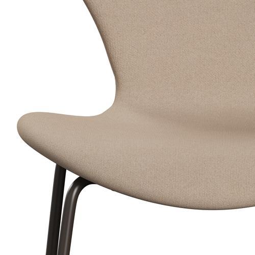 [product_category]-Fritz Hansen 3107 Chair Full Upholstery, Brown Bronze/Tonus Sand-Fritz Hansen-3107FU-TON135-DBPC-FRI-6