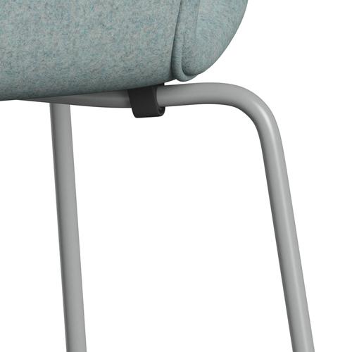 [product_category]-Fritz Hansen 3107 Chair Full Upholstery, Nine Grey/Divina Md Mint-Fritz Hansen-3107FU-DMD813-DRNIGR-FRI-7