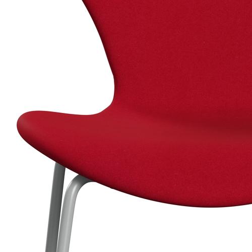 [product_category]-Fritz Hansen 3107 Chair Full Upholstery, Nine Grey/Divina Rosa-Fritz Hansen-3107FU-DIV636-DRNIGR-FRI-6