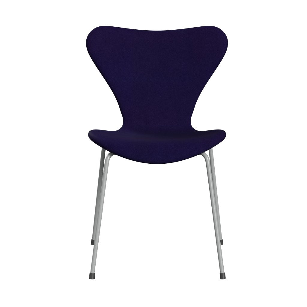 Fritz Hansen 3107 stoel Volledige bekleding, negen grijs/divina violet donker (div692)