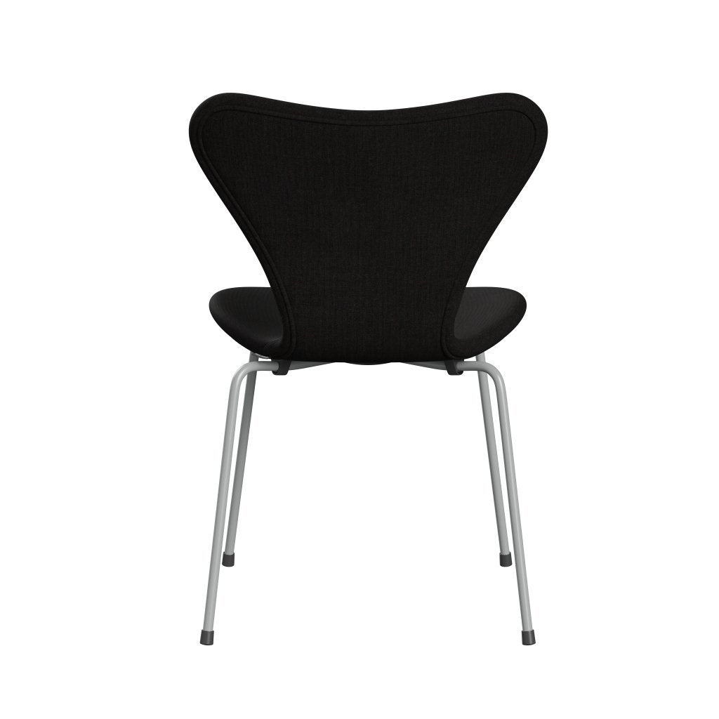 [product_category]-Fritz Hansen 3107 Chair Full Upholstery, Nine Grey/Remix Dark Brown (Rem393)-Fritz Hansen-3107FU-REM393-DRNIGR-FRI-4