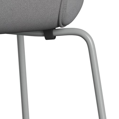 [product_category]-Fritz Hansen 3107 Chair Full Upholstery, Nine Grey/Tonus Light Grey-Fritz Hansen-3107FU-TON216-DRNIGR-FRI-7