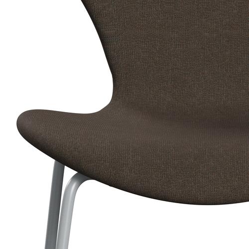 [product_category]-Fritz Hansen 3107 Chair Full Upholstery, Silver Grey/Canvas Military Green-Fritz Hansen-3107FU-CA0936-SIGREY-FRI-6