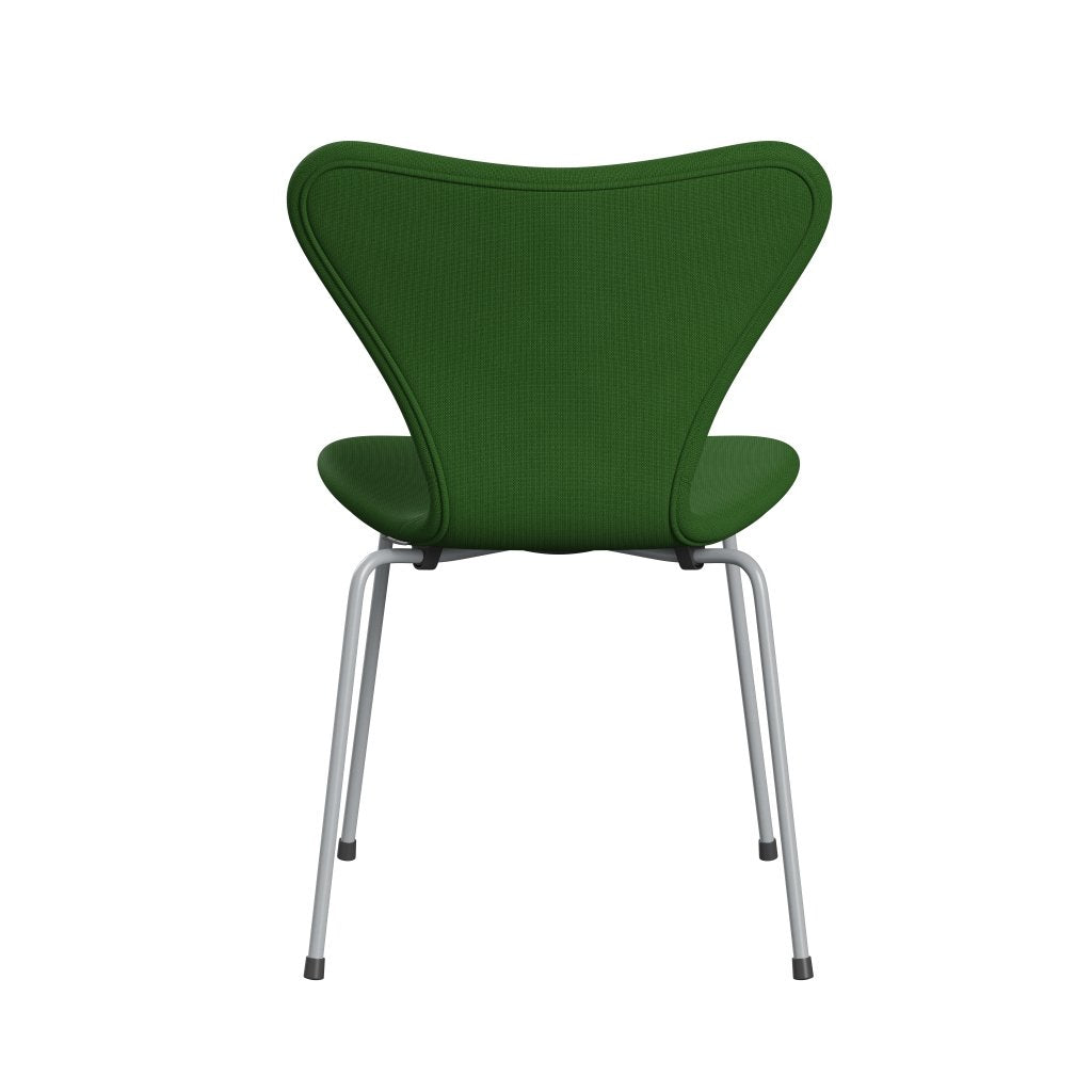 [product_category]-Fritz Hansen 3107 Chair Full Upholstery, Silver Grey/Fame Grass Green-Fritz Hansen-3107FU-F68146-SIGREY-FRI-4