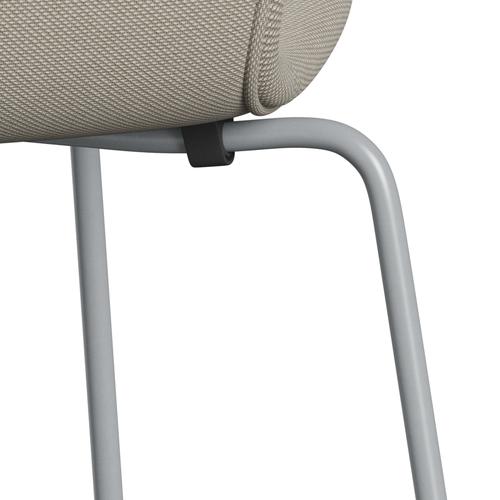 [product_category]-Fritz Hansen 3107 Chair Full Upholstery, Silver Grey/Steelcut Trio Sand-Fritz Hansen-3107FU-STR213-SIGREY-FRI-7