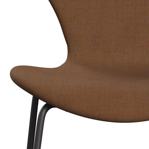 [product_category]-Fritz Hansen 3107 Chair Full Upholstery, Warm Graphite/Canvas Sand Colours-Fritz Hansen-3107FU-CA0254-WARGRA-FRI-6