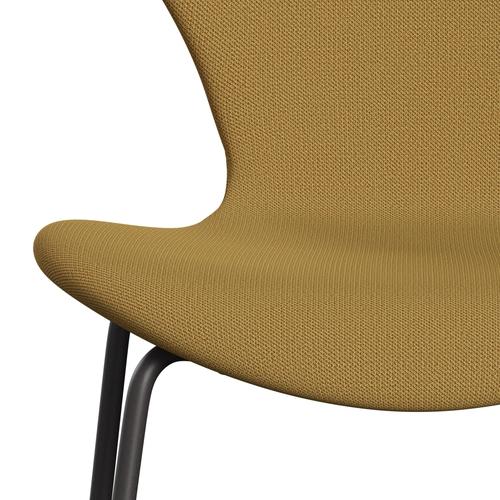 [product_category]-Fritz Hansen 3107 Chair Full Upholstery, Warm Graphite/Capture Mustard Light-Fritz Hansen-3107FU-CP6801-WARGRA-FRI-6