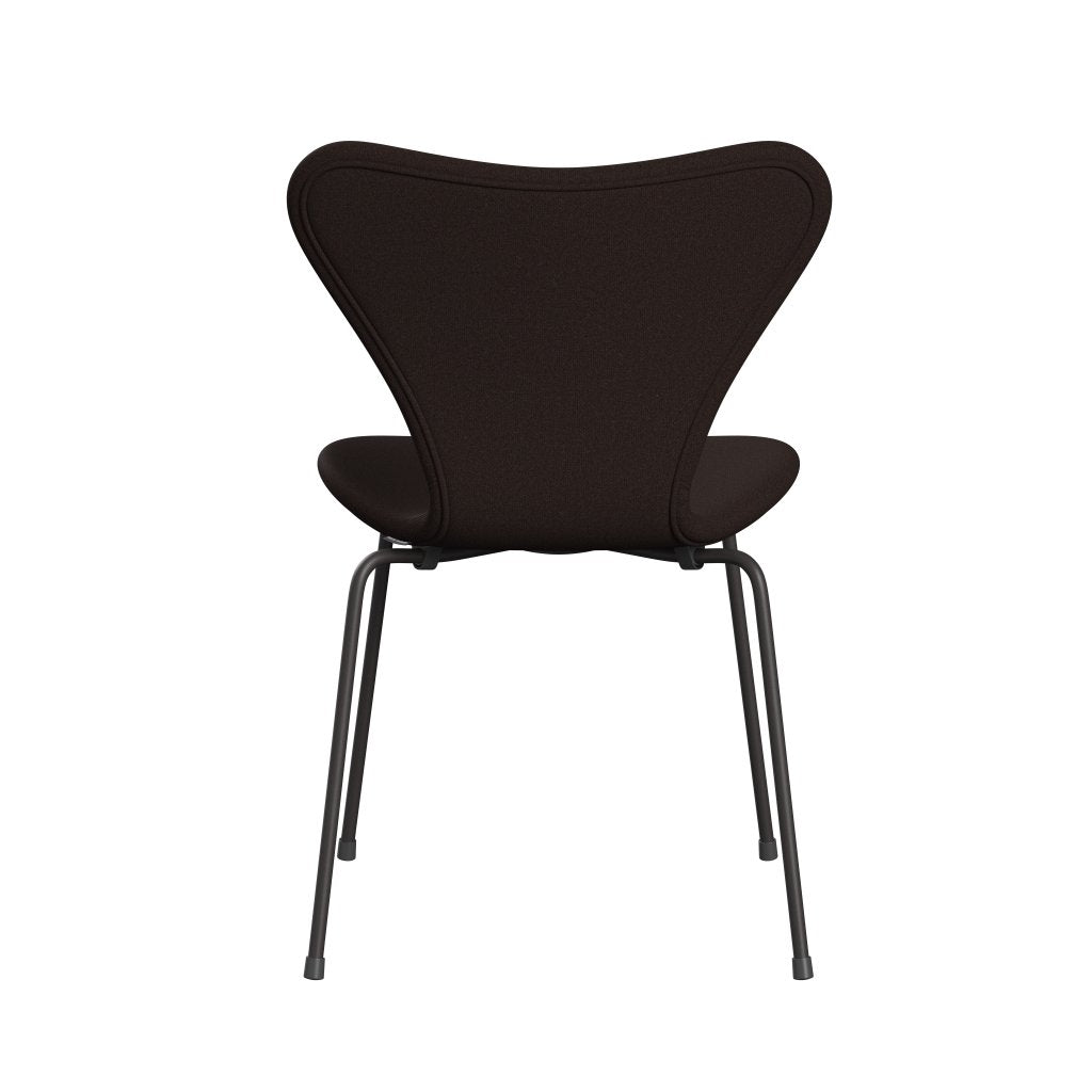 [product_category]-Fritz Hansen 3107 Chair Full Upholstery, Warm Graphite/Tonus Dark Brown-Fritz Hansen-3107FU-TON394-WARGRA-FRI-4