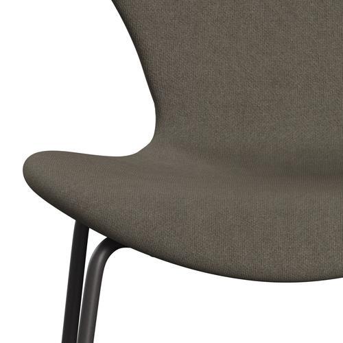 [product_category]-Fritz Hansen 3107 Chair Full Upholstery, Warm Graphite/Tonus Dusty Brown-Fritz Hansen-3107FU-TON613-WARGRA-FRI-6