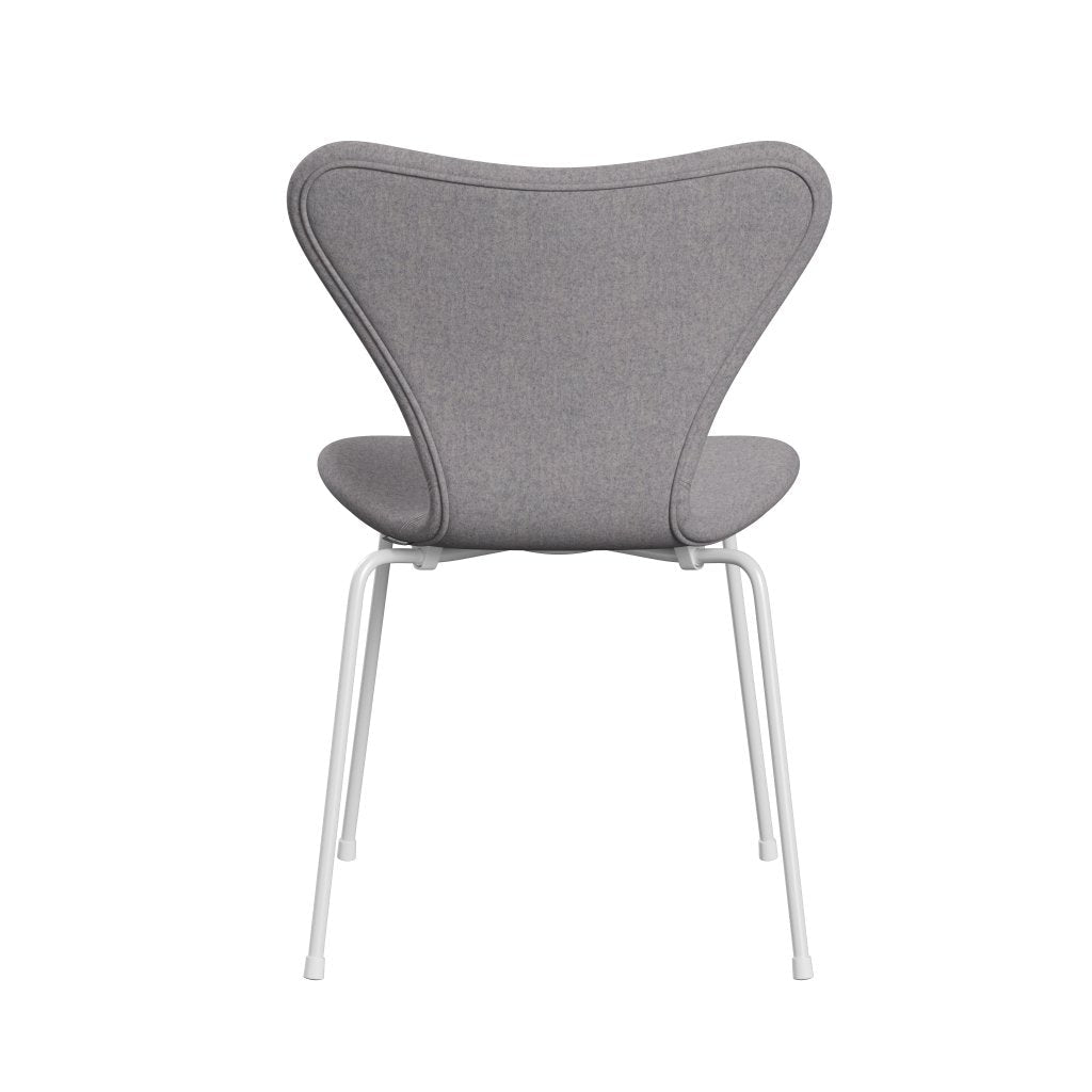 [product_category]-Fritz Hansen 3107 Chair Full Upholstery, White/Divina Md Cool Light Grey-Fritz Hansen-3107FU-DMD713-DRWH-FRI-4