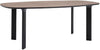 Fritz Hansen Analog Table 185 Cm, Walnut Veneer / Black Lacquered Legs