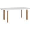 Fritz Hansen Analog™ Table 185 Cm, White Laminate / Oak Wood