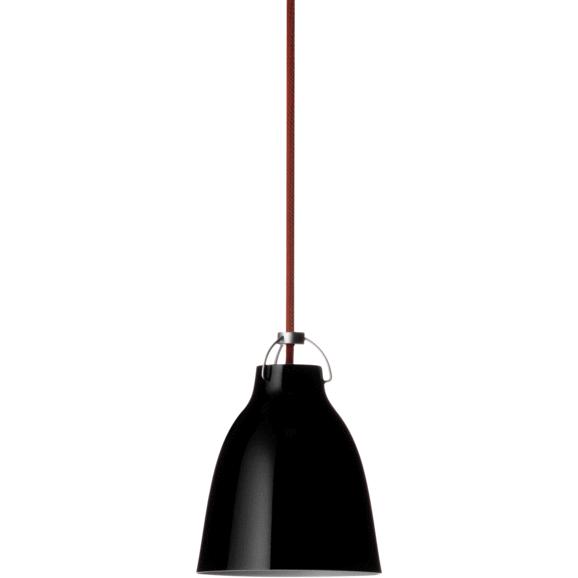 Fritz Hansen Caravaggio Pendulum Ø16,5 cm, zwart/zwart