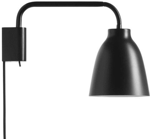 Fritz Hansen Caravaggio Read Wall Lamp, Black