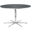 Fritz Hansen Runder Tisch ø120 Cm, Bromo-Laminat grau