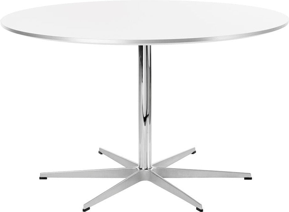 Fritz Hansen Cirkelvormige tabel Ø120 cm, wit laminaat