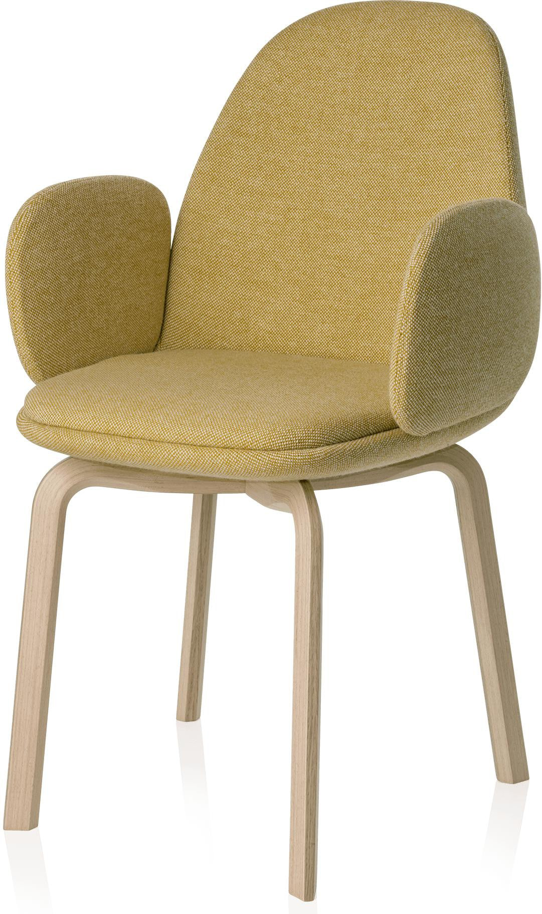 Fritz Hansen Collection fauteuil eik, Hallingdal Geel