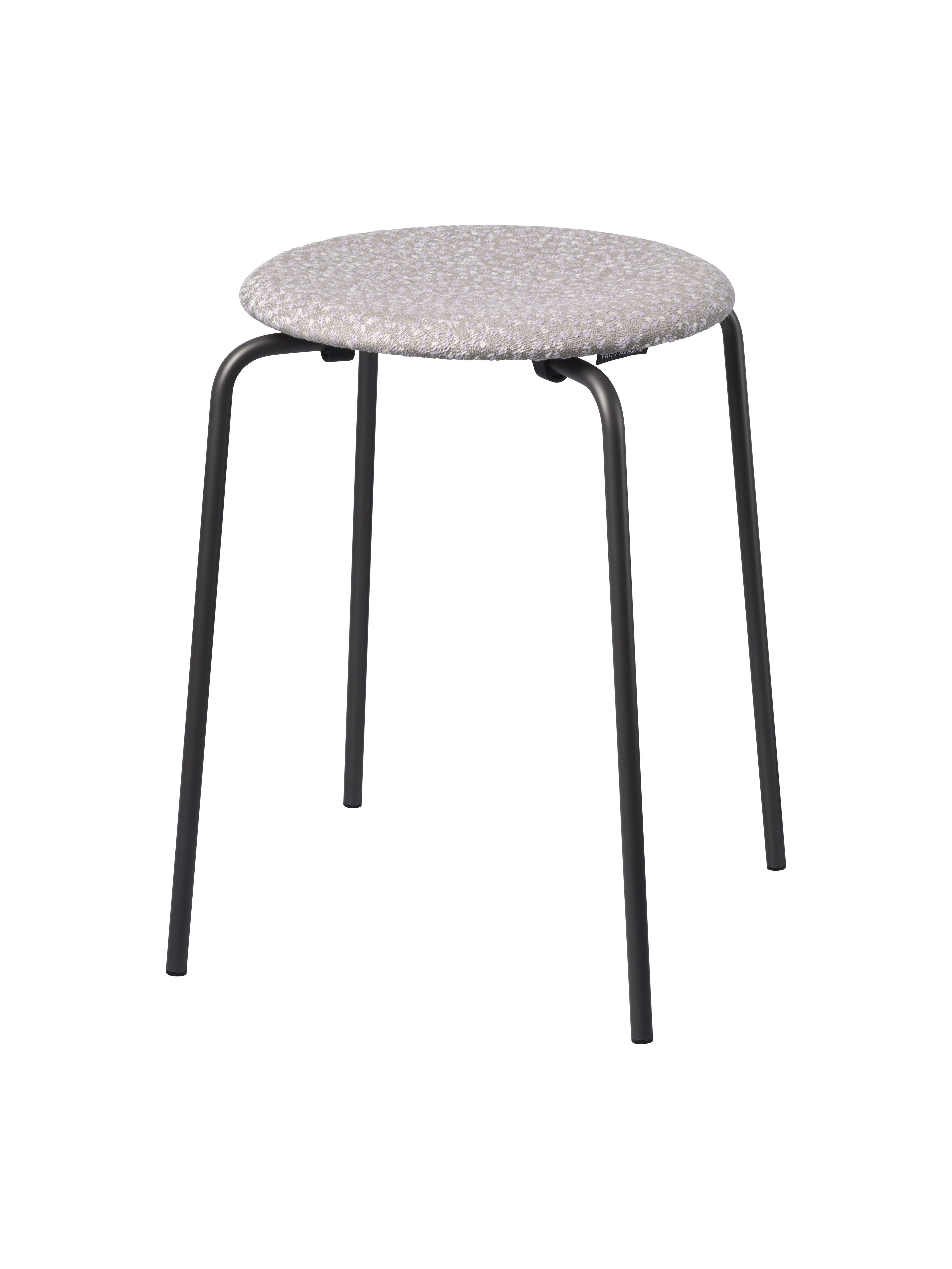 [product_category]-Fritz Hansen Dot Stool, Ria 241/Warm Graphite-Fritz Hansen-5704890401132-840113-FRI-1