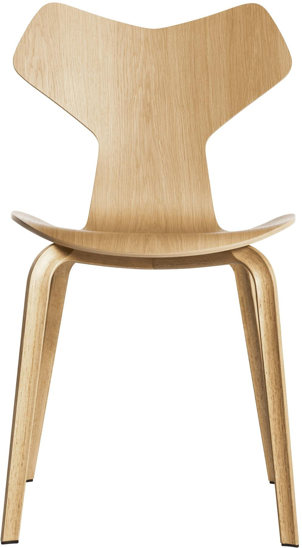 Fritz Hansen Prix ​​de chaise à grand prix jambes en bois, chêne