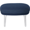 Fritz Hansen JH11 Ro Foottoll Aluminium, Mood Blue / Canvas Blue