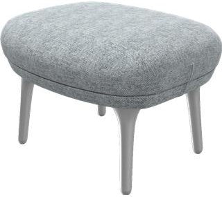 Fritz Hansen Jh11 Ro Posguíneo, Monocromo Gris, Aluminio