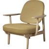 Fritz Hansen JH97 Fred Lounge sedia laccata, gialla