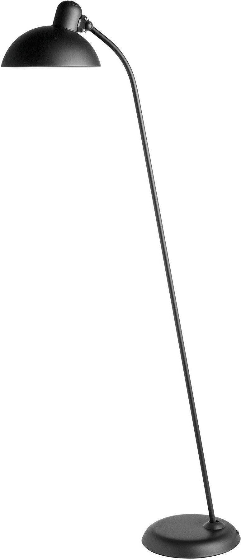 Fritz Hansen Kaiser Idell Floor Lamp, Matt Schwarz