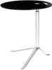 Fritz Hansen KS11 Little Friend verstelbaar tafel chroom, zwart laminaat