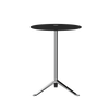 Fritz Hansen KS12 Petit ami Table, aluminium poli / stratifié noir