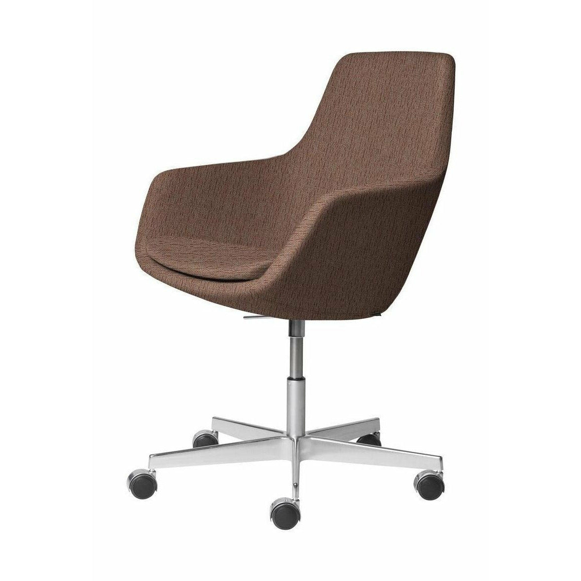 Fritz Hansen Lille giraf drejestolstol stof Christianshavn, beige/orange