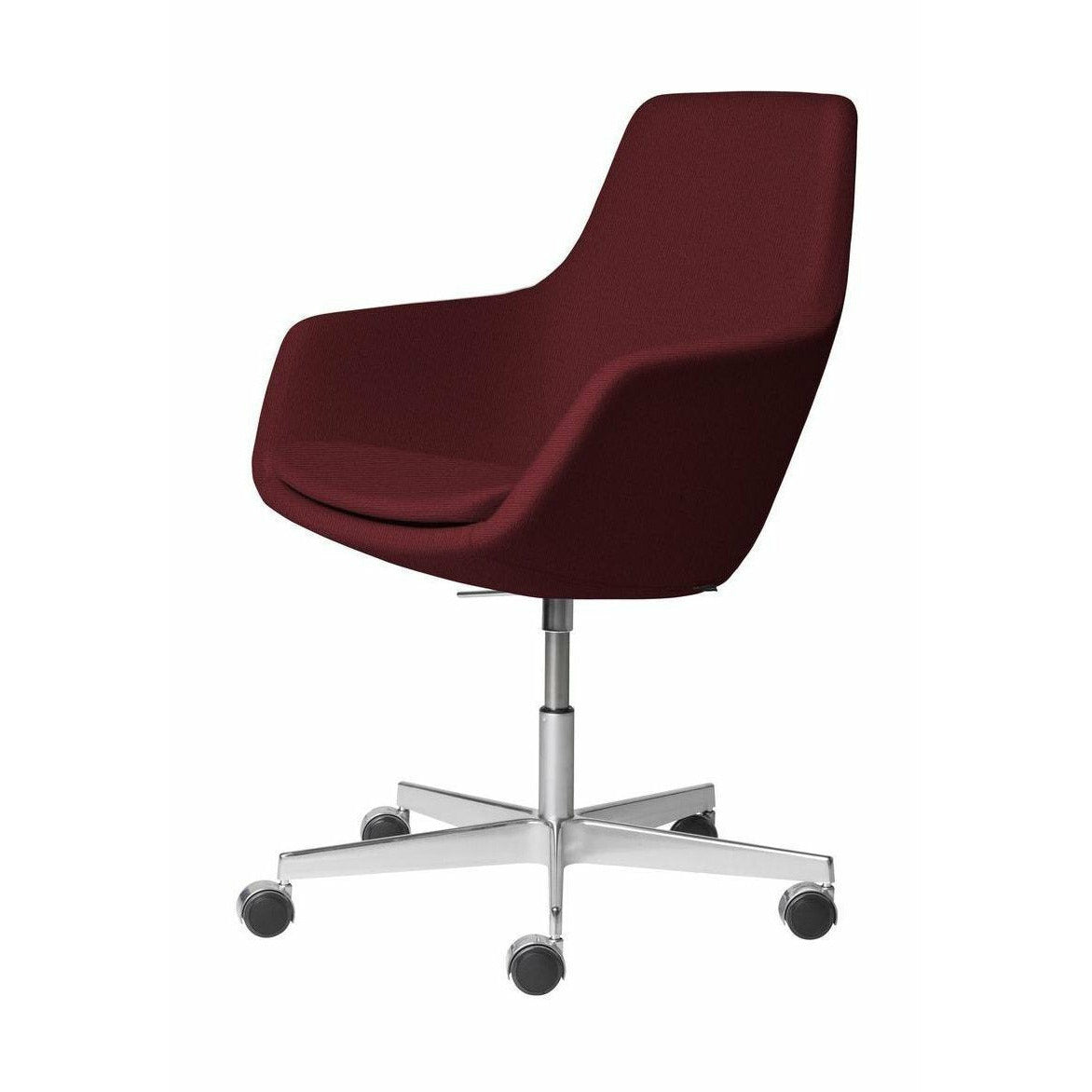 Fritz Hansen Little Giraf Swivel stoel stoffen Fabric Christianshavn, Red Uni