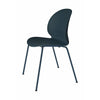 Fritz Hansen N02 Recycler la chaise à manger, bleu foncé / bleu foncé