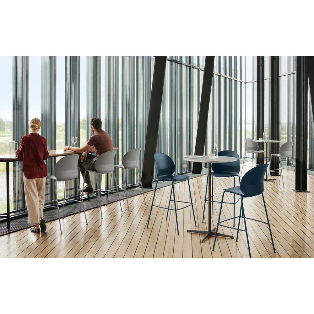 [product_category]-Fritz Hansen N02 Recycle Low Bar Stool, Light Blue/Black-Fritz Hansen-N02-40-Light-Blue-Black-FRI-5