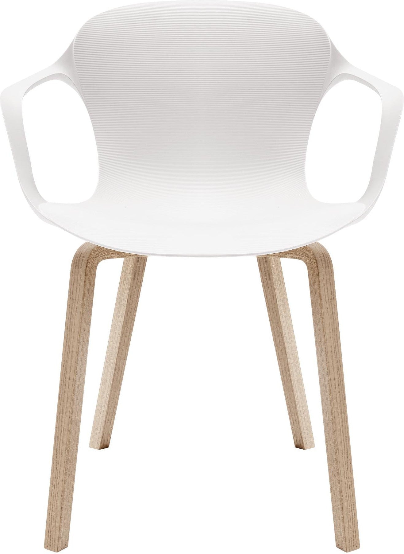 Fritz Hansen Bois de fauteuil sieste, lait blanc