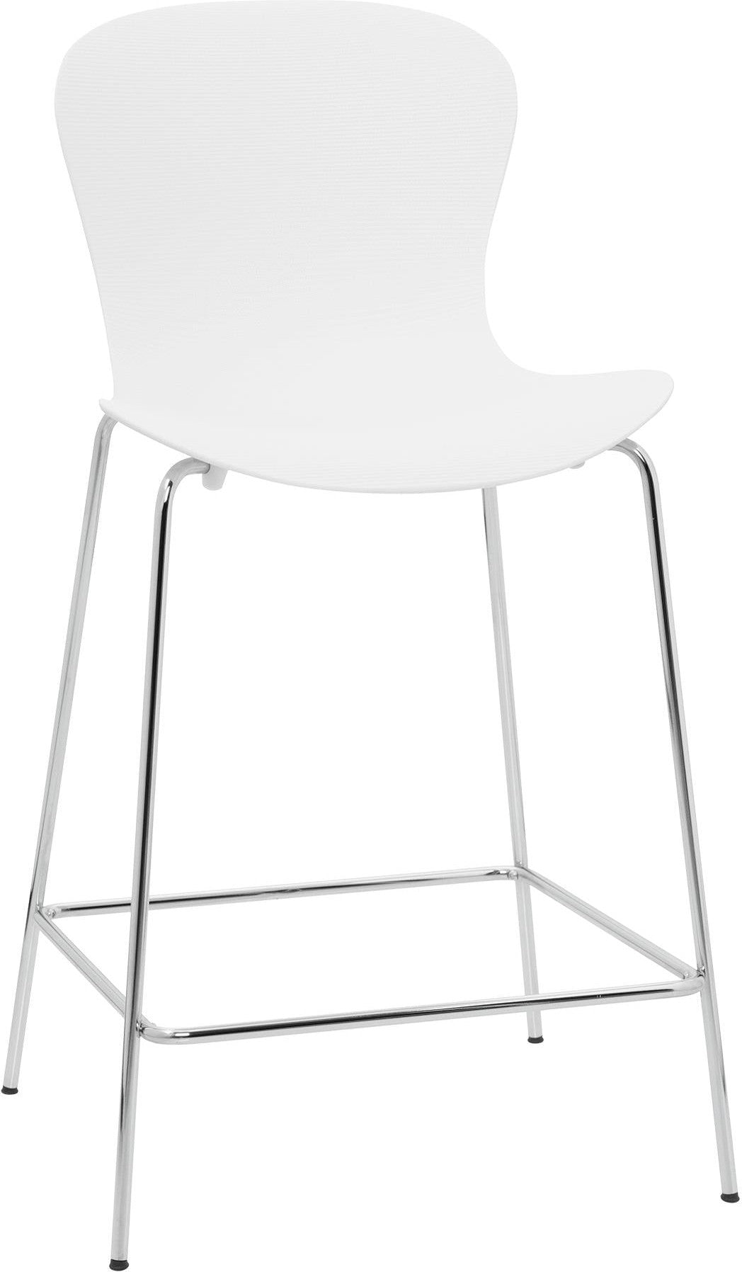 Fritz Hansen Chaise de bar sieste 64 cm, blanc lait