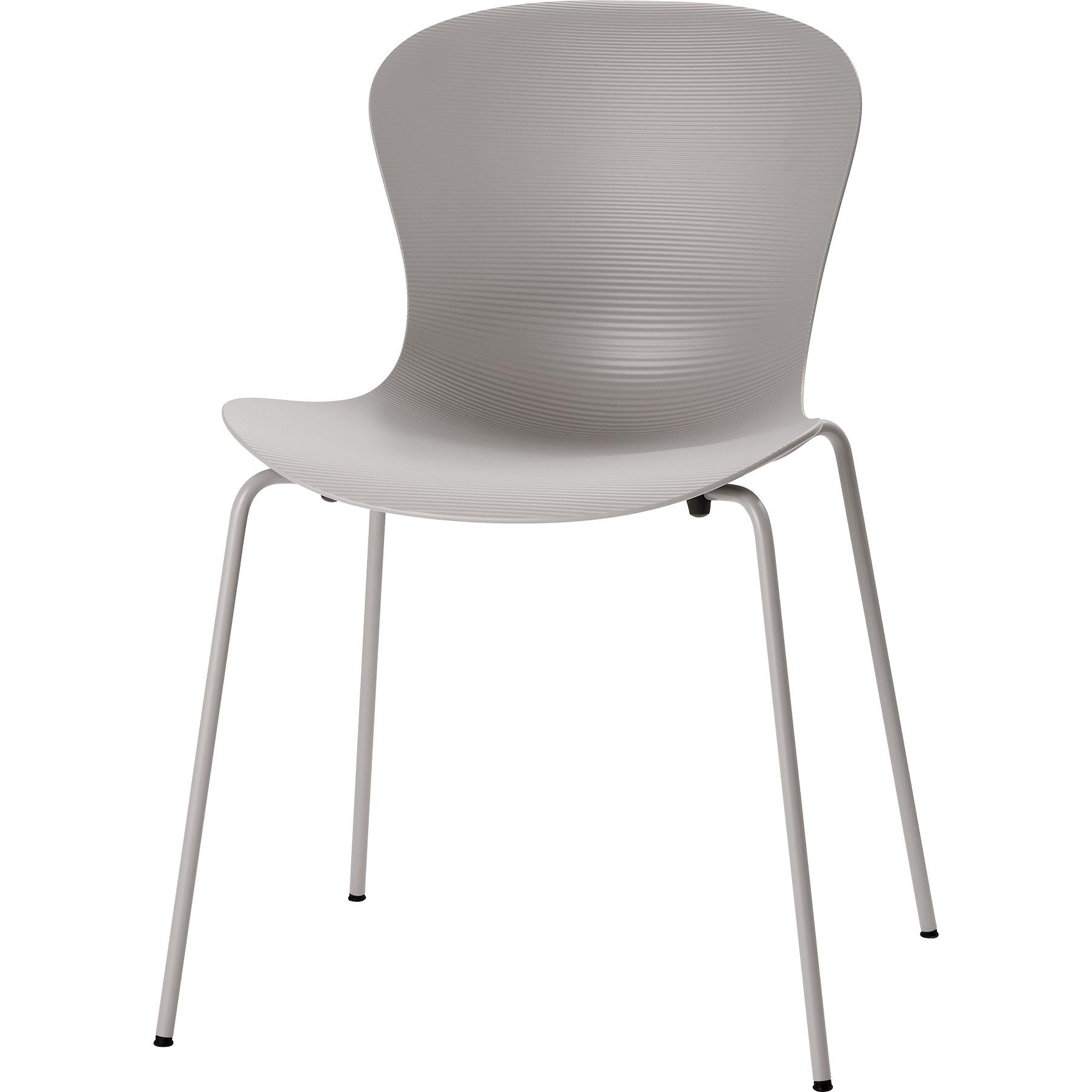 Fritz Hansen Nap sedia monocromatico, grigio argento