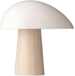 Fritz Hansen Lampe de table de hibou de nuit, blanc fumé / cendre