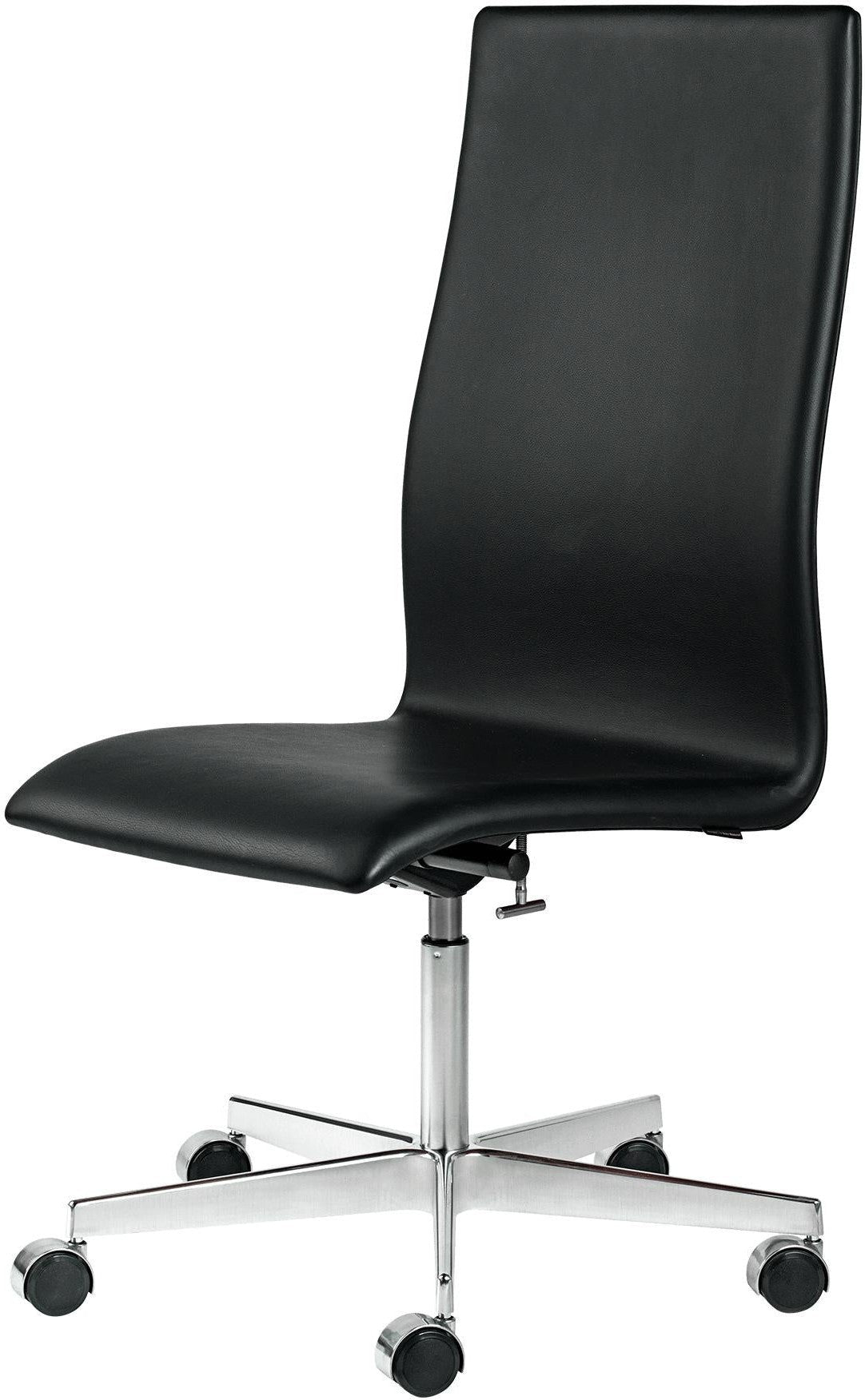 Fritz Hansen Oxford Classic Height Justerable Office Chair Leather, Middle Back