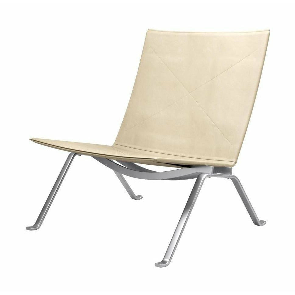 Fritz Hansen PK22 sedia salotto Edizione speciale Royal Nubuck Leather, ECRU