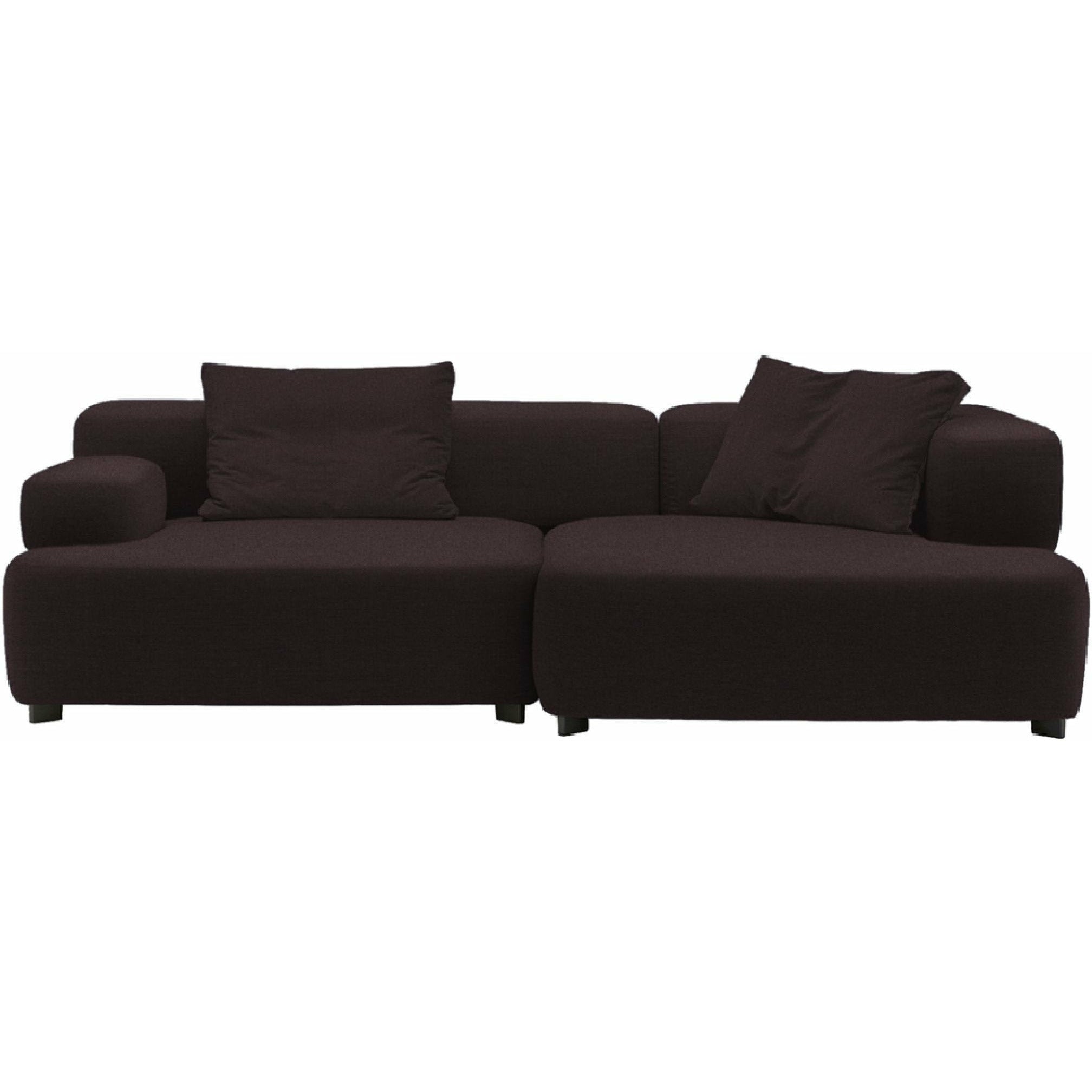 [product_category]-Fritz Hansen Pl240 3 Alphabet 2 Seater Sofa Christianshavn, Dark Red Uni-Fritz Hansen-PL240-3-CHRIS-1142-FRI-1