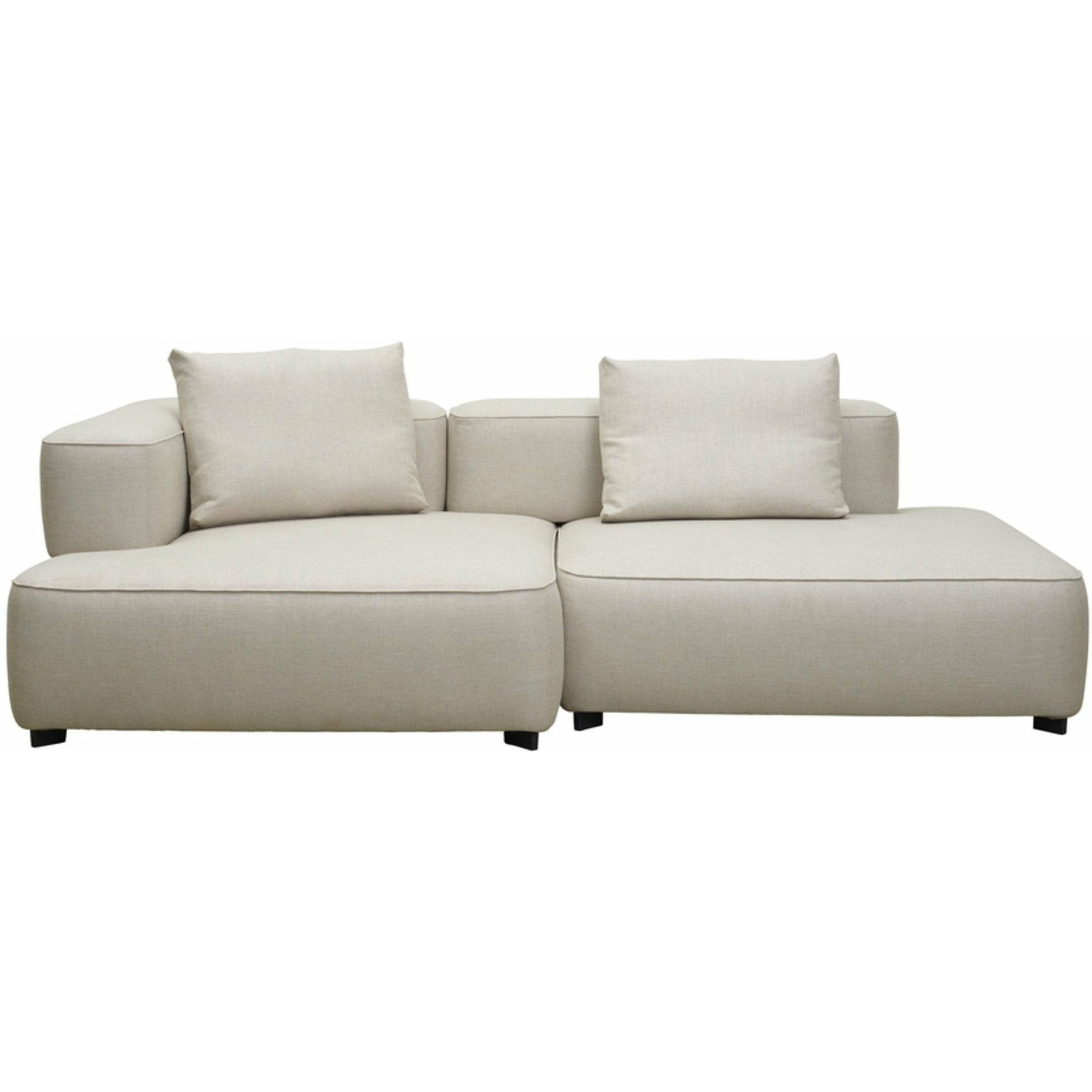 Fritz Hansen PL240 4 alfabet 2 Seta sofa fargetone, fossil